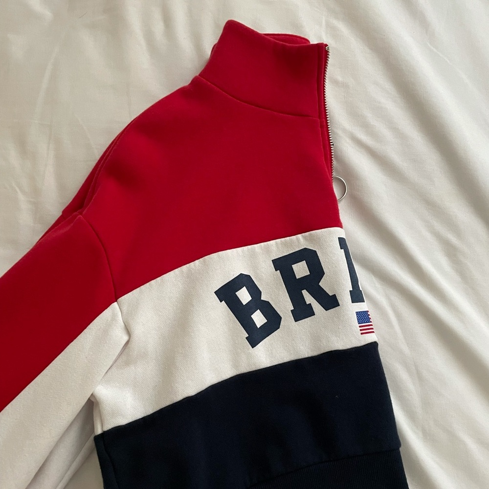 Half zip up sweater